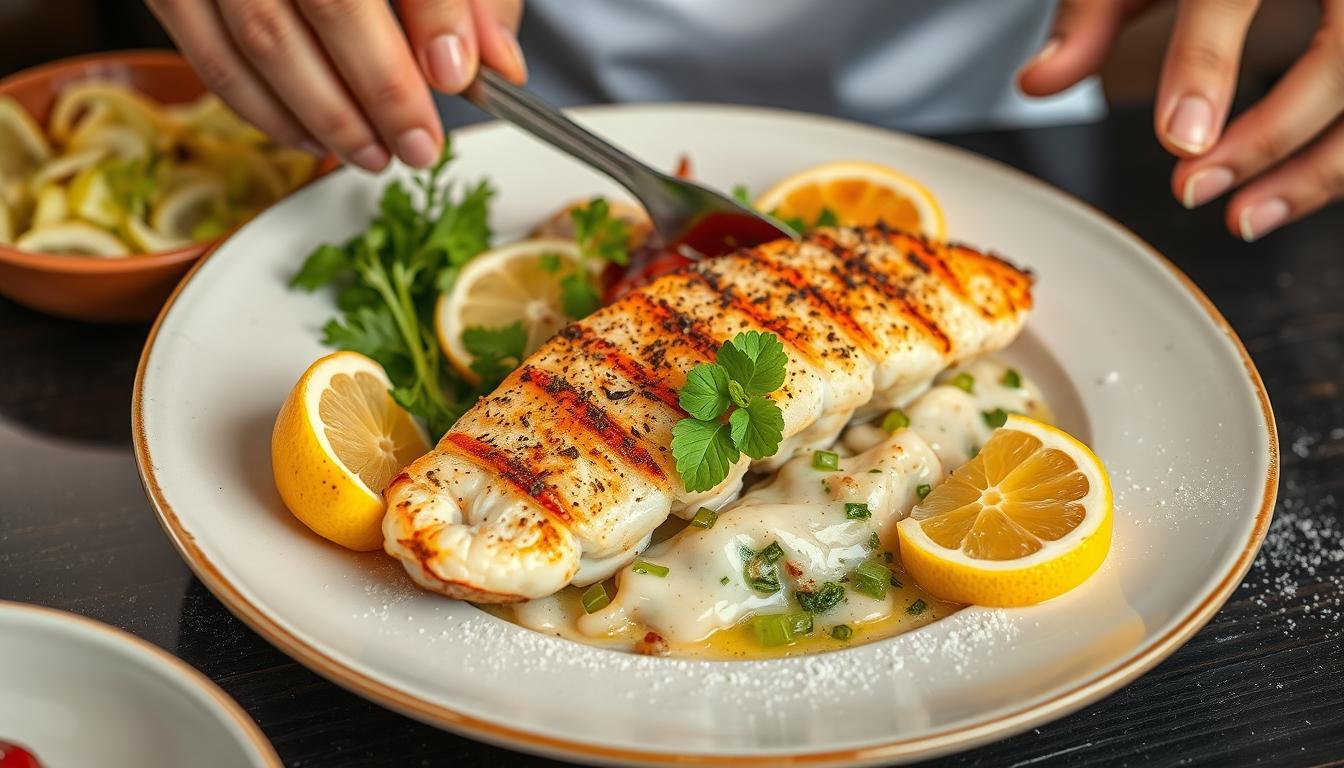 Fresh seasonal cooking dish