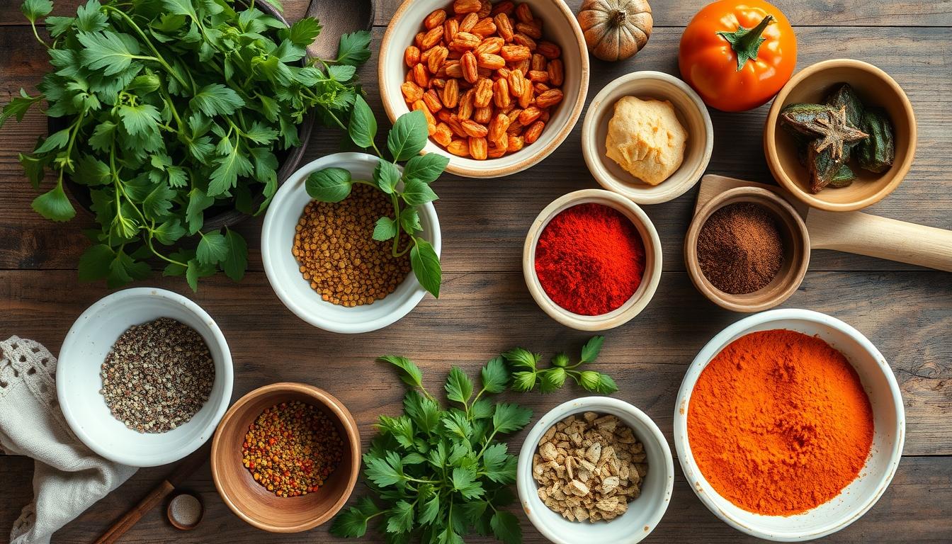 Seasonal meal prepared in a home kitchen
